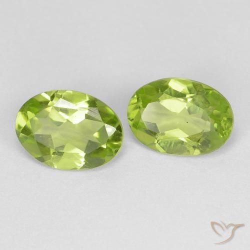 Shop natural 1.49ct ライブリー黄色がかった緑 ペリドット gems, 楕円形, from 中国 at GemSelect. In stock, global shipping!