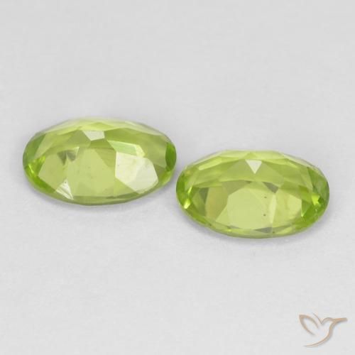 Shop natural 1.49ct ライブリー黄色がかった緑 ペリドット gems, 楕円形, from 中国 at GemSelect. In stock, global shipping!