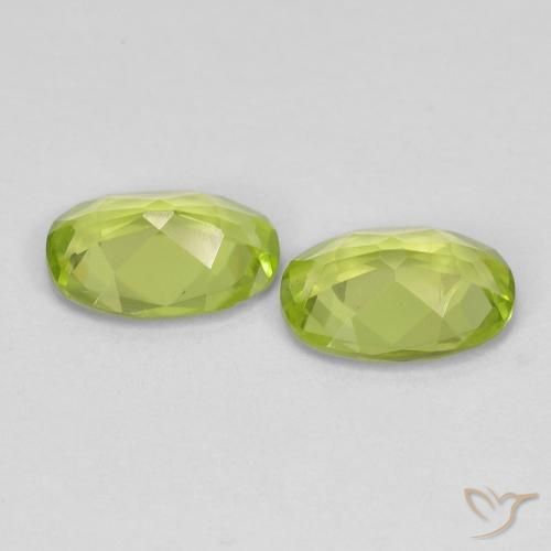 Shop natural 1.47ct ライブリー黄色がかった緑 ペリドット gems, 楕円形, from 中国 at GemSelect. In stock, global shipping!