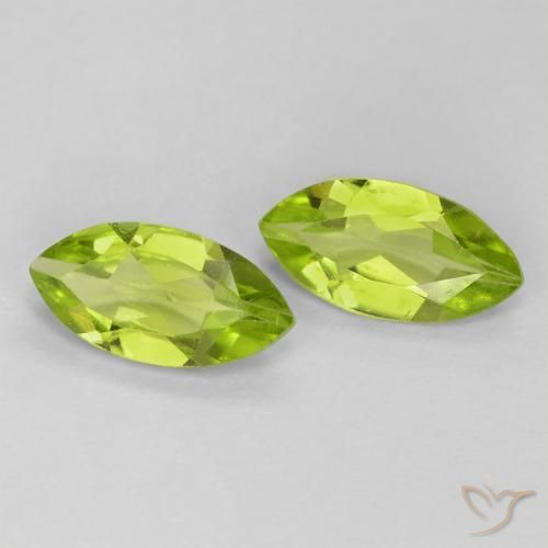 Shop natural 1.11ct 鮮やかなグリーン ペリドット gems, マーキーズ, from 中国 at GemSelect. In stock, global shipping!