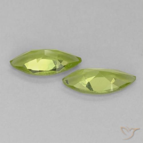 Shop natural 0.87ct ミディアムグリーン ペリドット gems, マーキーズ, from 中国 at GemSelect. In stock, global shipping!