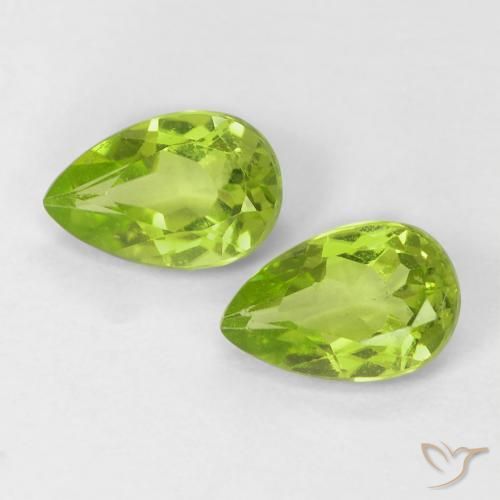Shop natural 0.87ct 鮮やかなグリーン ペリドット gems, 洋梨の形, from 中国 at GemSelect. In stock, global shipping!