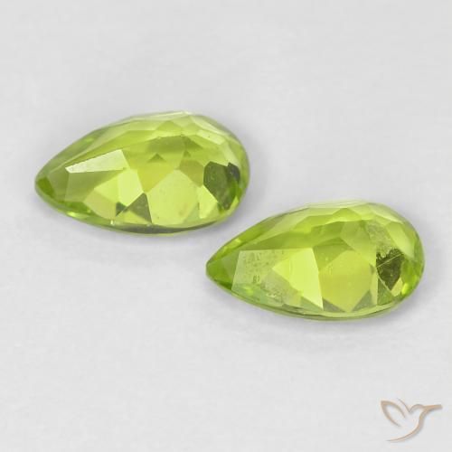 Shop natural 0.87ct 鮮やかなグリーン ペリドット gems, 洋梨の形, from 中国 at GemSelect. In stock, global shipping!