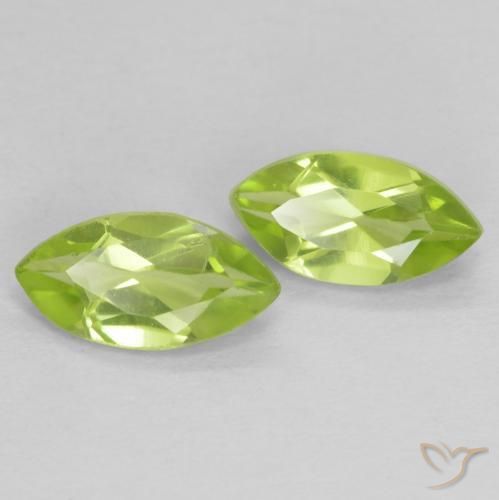 Shop natural 1.10ct 鮮やかなグリーン ペリドット gems, マーキーズ, from 中国 at GemSelect. In stock, global shipping!