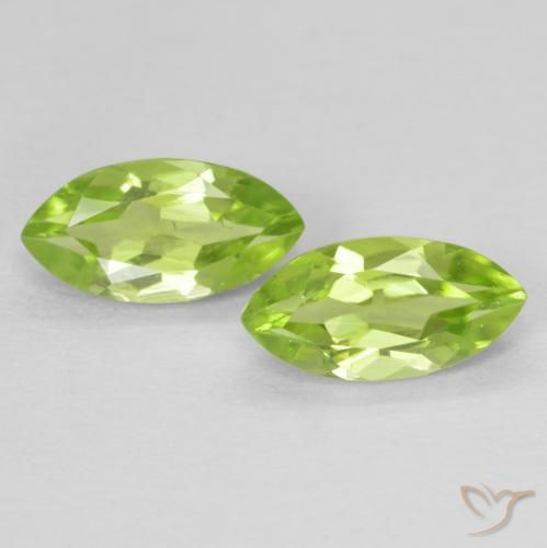 Shop natural 1.24ct 黄みがかったグリーン ペリドット gems, マーキーズ, from 中国 at GemSelect. In stock, global shipping!