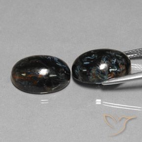 Shop natural 12.75ct ブラック ピーターサイト gems, 楕円形, from 中国 at GemSelect. In stock, global shipping!