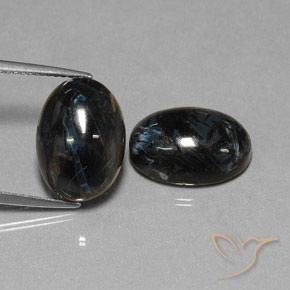 Shop natural 12.68ct ブラック ピーターサイト gems, 楕円形, from 中国 at GemSelect. In stock, global shipping!