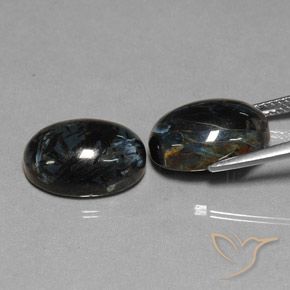 Shop natural 12.68ct ブラック ピーターサイト gems, 楕円形, from 中国 at GemSelect. In stock, global shipping!
