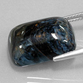 14.80カラットの天然マルチカラーピーターサイト、クッションカット、オペーク