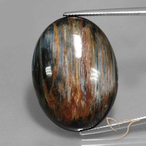34.48ct 天然 マルチカラー ピーターサイト, 楕円形, オペーク