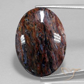 18.72ct 天然 マルチカラー ピーターサイト, 楕円形, オペーク