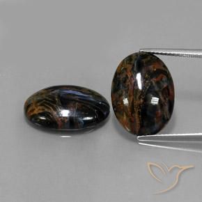 自然派の商品を探す 15.26ct ブラック ピーターサイト 宝石, オーバルカット, ナミビア からGemSelectで. 在庫あり、世界各国へ発送!