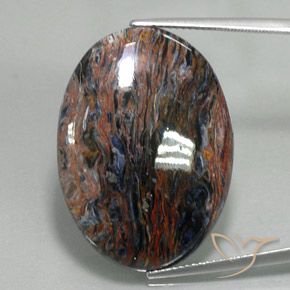 20.97ct 天然 マルチカラー ピーターサイト, 楕円形, オペーク