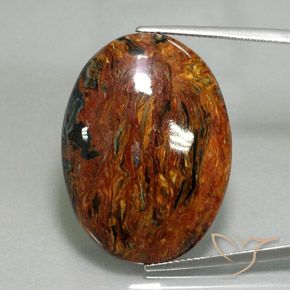 28.89ct 天然 マルチカラー ピーターサイト, 楕円形, オペーク
