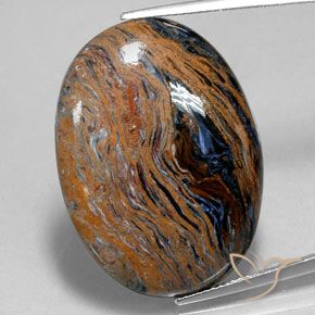 27.58ct 天然 マルチカラー ピーターサイト, 楕円形, オペーク