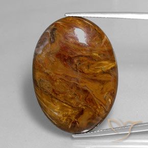 30.70ct 天然 マルチカラー ピーターサイト, 楕円形, オペーク