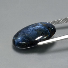 10.70カラットの天然マルチカラーピーターサイト（20x15.1 mm・オーバルカット）