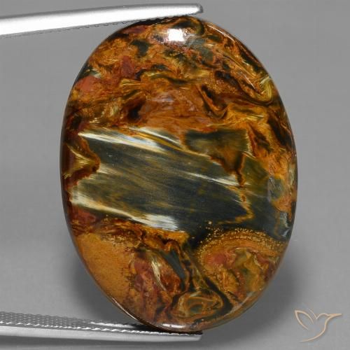 31.05ct 天然 マルチカラー ピーターサイト, 楕円形, オペーク