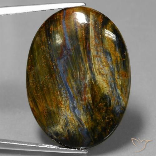 23.40ct 天然 マルチカラー ピーターサイト, 楕円形, オペーク