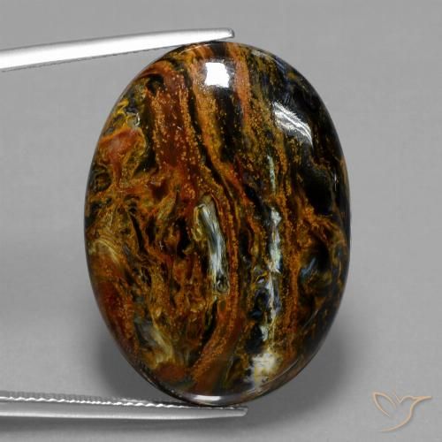 33.05ct 天然 マルチカラー ピーターサイト, 楕円形, オペーク