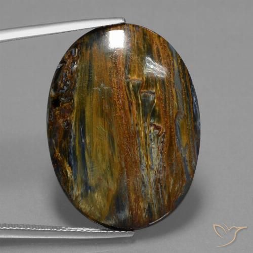 23.70ct 天然 マルチカラー ピーターサイト, 楕円形, オペーク