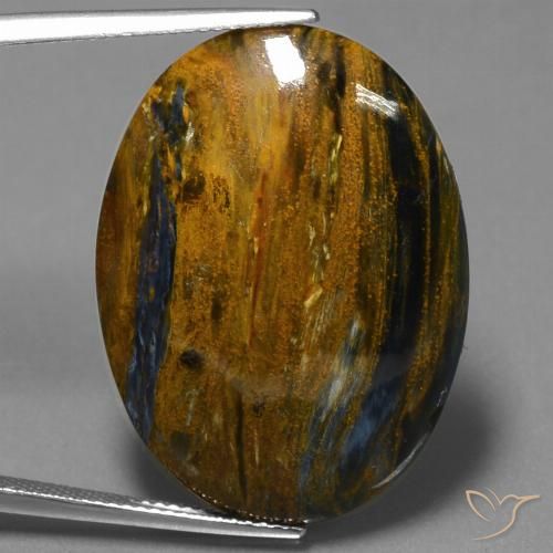 23.07ct 天然 マルチカラー ピーターサイト, 楕円形, オペーク