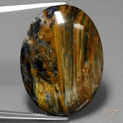 24.82ct 天然 マルチカラー ピーターサイト, 楕円形, オペーク
