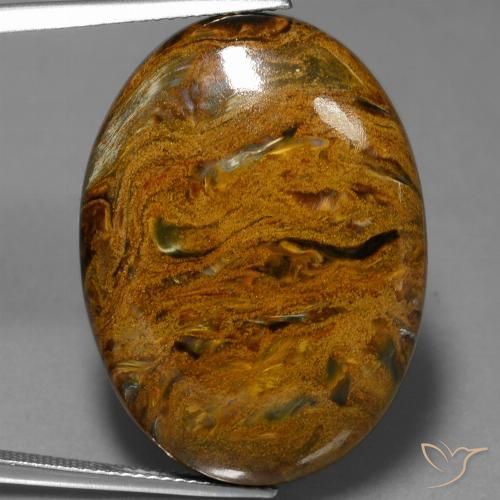 40.92ct 天然 マルチカラー ピーターサイト, 楕円形, オペーク