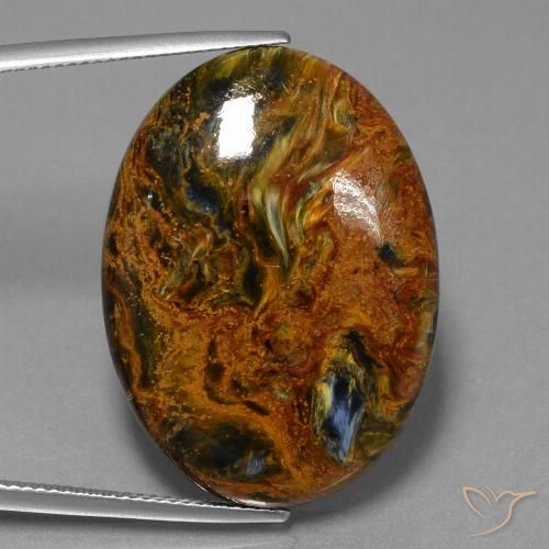 34.22ct 天然 マルチカラー ピーターサイト, 楕円形, オペーク
