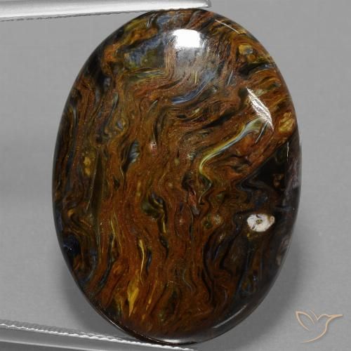 29.04ct 天然 マルチカラー ピーターサイト, 楕円形, オペーク