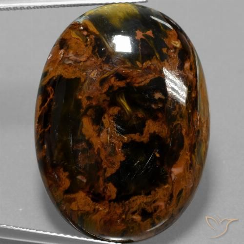 36.52ct 天然 マルチカラー ピーターサイト, 楕円形, オペーク