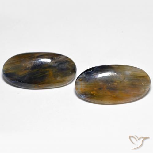 Shop natural 22.72ct マルチカラー ピーターサイト gems, 楕円