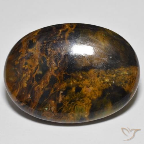 35.70ct 天然 マルチカラー ピーターサイト, 楕円形, オペーク