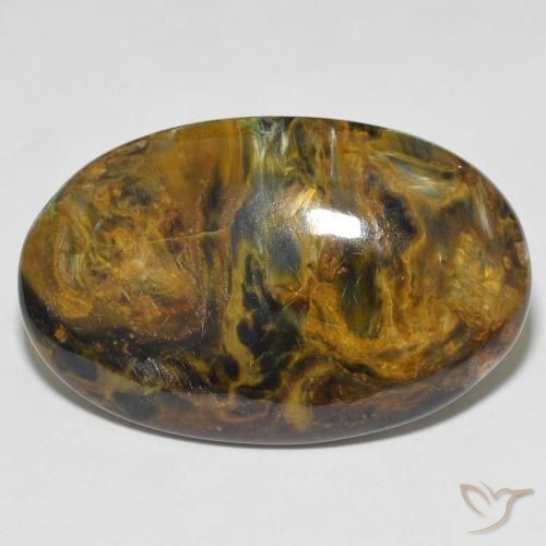22.94ct 天然 マルチカラー ピーターサイト, 楕円形, オペーク