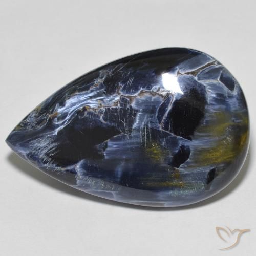 25.13ct 天然 マルチカラー ピーターサイト, 洋梨の形, オペーク