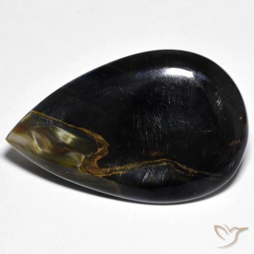 27.85ct 天然 マルチカラー ピーターサイト, 洋梨の形, オペーク