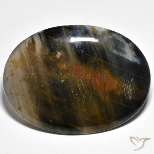 34.77ct 天然 マルチカラー ピーターサイト, 楕円形, 半透明