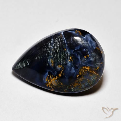 6.58ct 天然 マルチカラー ピーターサイト, 洋梨の形, オペーク