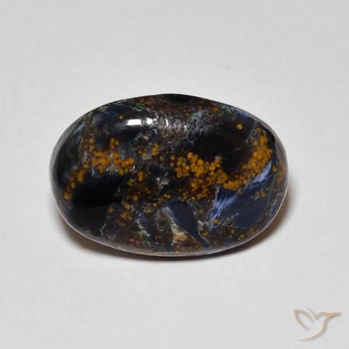 4.14ct 天然 マルチカラー ピーターサイト, 楕円形, オペーク