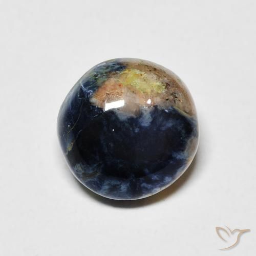 1.35ct 天然 マルチカラー ピーターサイト, ラウンド, オペーク