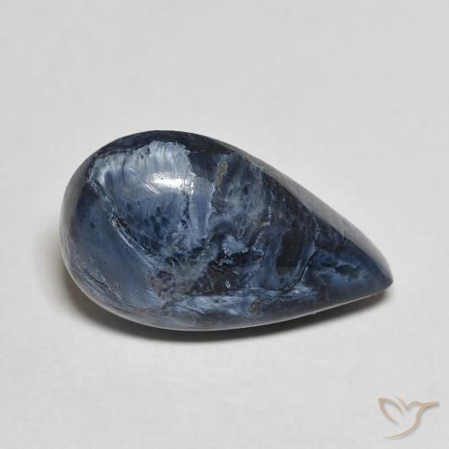 4.66ct 天然 マルチカラー ピーターサイト, 洋梨の形, オペーク