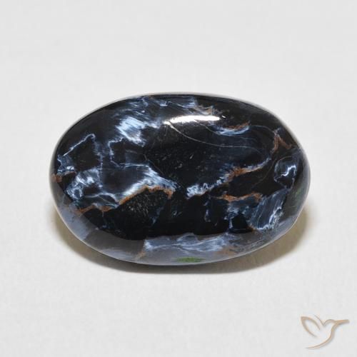 7.04ct 天然 マルチカラー ピーターサイト, 楕円形, オペーク