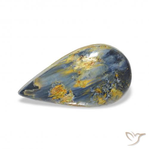 2.88ct マルチカラー ピーターサイト, 洋梨の形, オペーク