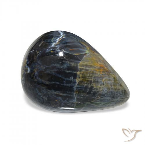 6.23カラットの天然マルチカラーピーターサイト、洋梨の形、オペーク