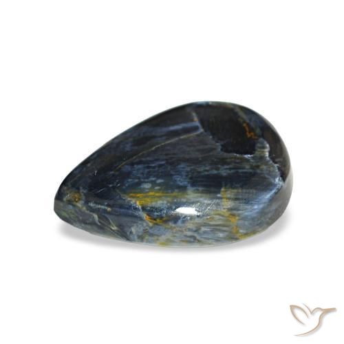 2.60カラットの天然マルチカラーピーターサイト、洋梨の形、オペーク