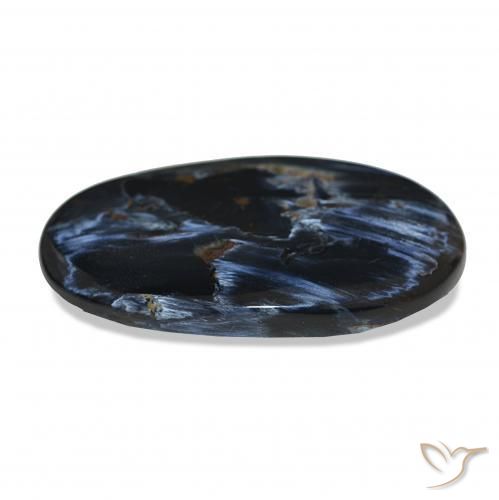 8.16カラットの天然マルチカラーピーターサイト、楕円形、オペーク