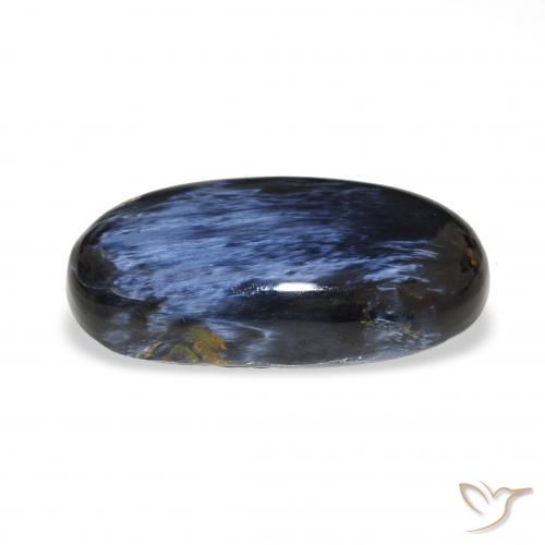 10.58カラットの天然マルチカラーピーターサイト、オーバルカット、オペーク