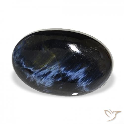 11.68カラットの天然マルチカラーピーターサイト、オーバルカット、オペーク