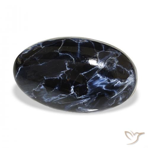 13.85カラットの天然マルチカラーピーターサイト、オーバルカット、オペーク