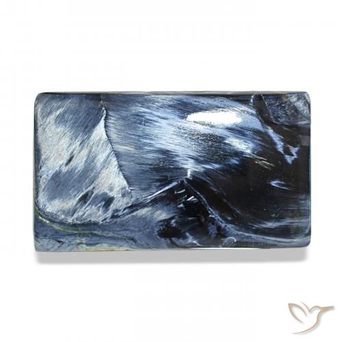 13.37カラットの天然マルチカラーピーターサイト、バゲット、オペーク